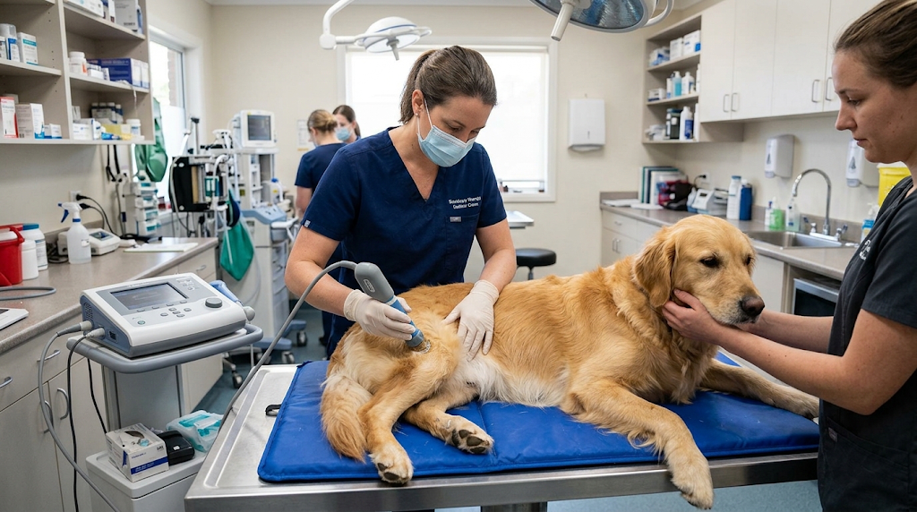 Shockwave Therapy for dogs and cats at Liberty Animal Hospital, South Salem